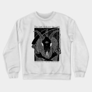 The Last Exit for the Lost Black Skull Crewneck Sweatshirt